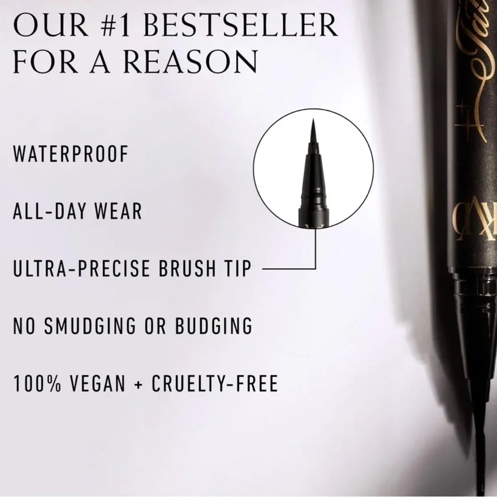 KVD Tattoo Pencil Liner Waterproof Long-Wear Gel Eyeliner & LIQUID EYELINER MINI